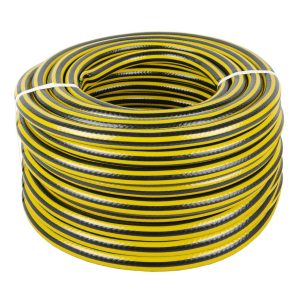 Шланг садовий "PCHELKA" 3/4" 50 м для поливу чорно-жовтий