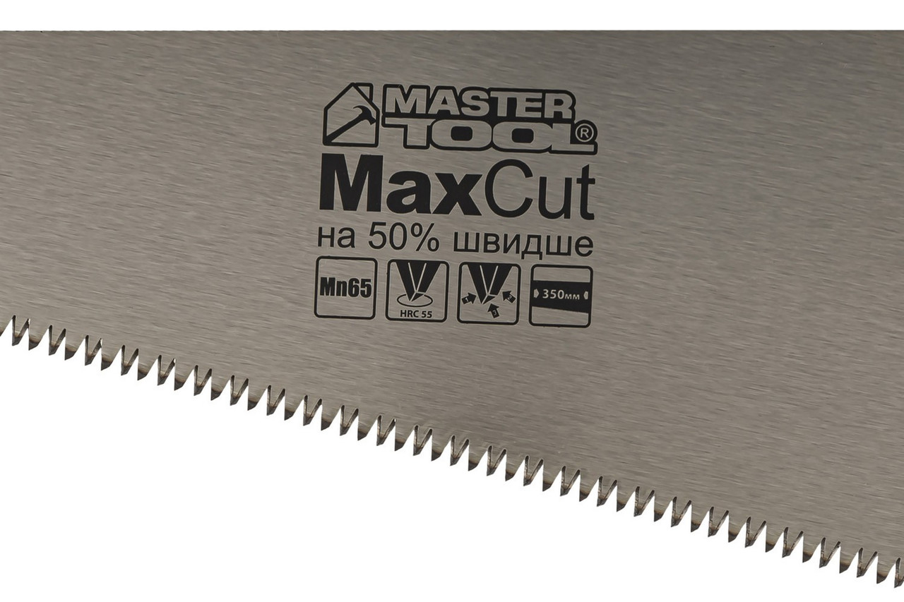 Ножівка столярна  7TPI MAX CUT 350 мм загартований зуб 3D заточування поліроване - Зображення 2
