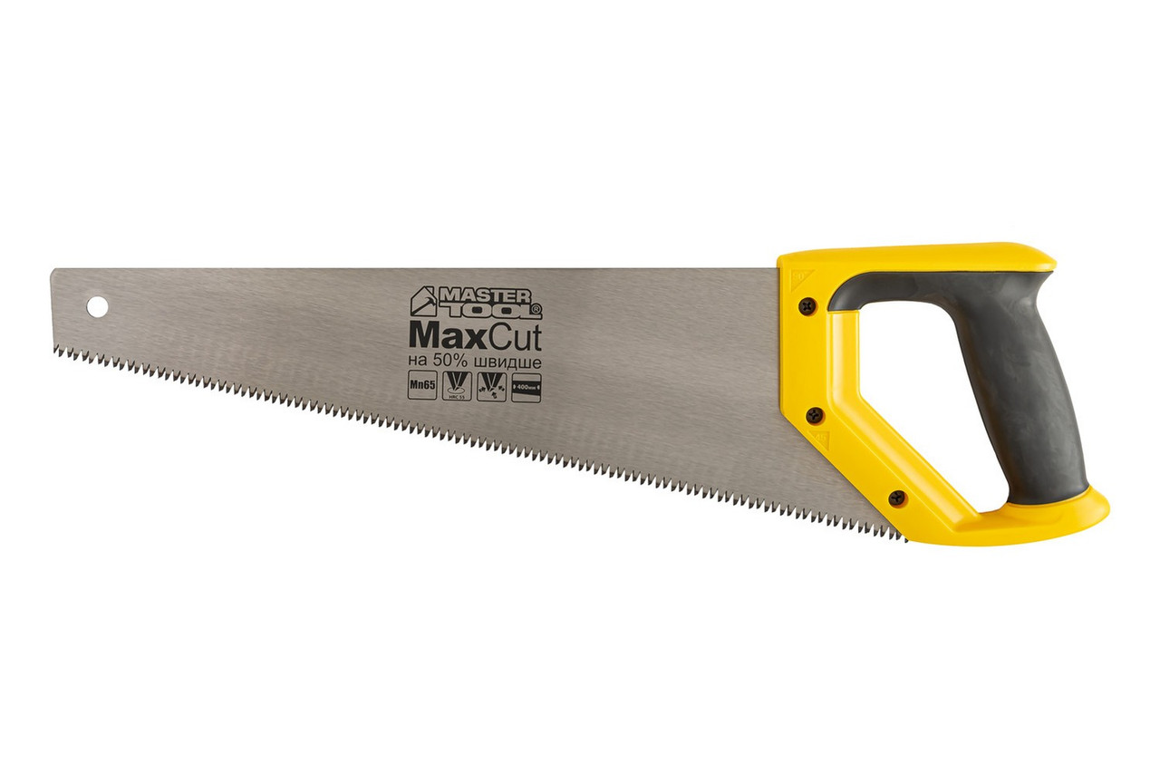 Ножівка столярна  7TPI MAX CUT 400 мм загартований зуб 3D заточування поліроване