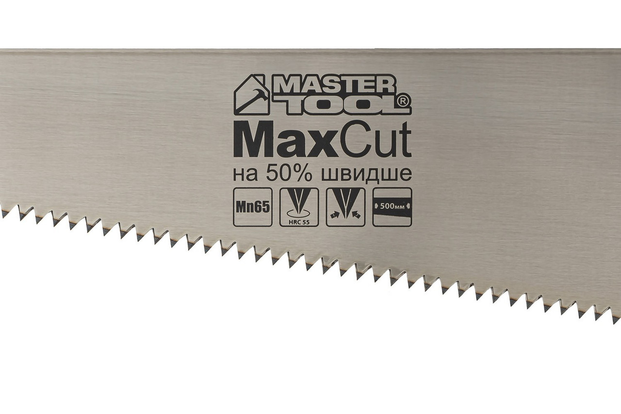 Ножівка столярна  4TPI MAX CUT 500 мм загартований зуб 2D заточування полірован - Зображення 2