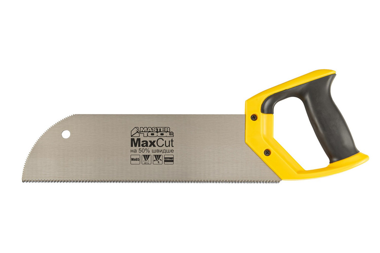 Ножівка для фанери  із запилом 12TPI MAX CUT 300 мм загартований зуб 3D заточування поліроване