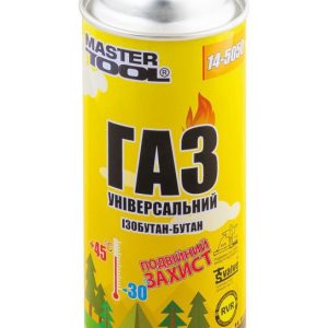 Газ бутан "УНІВЕРСАЛЬНИЙ" 220 г подвійний захист RVR TSV