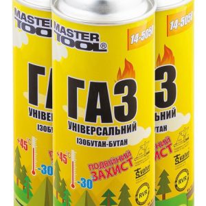 Газ бутан  "УНІВЕРСАЛЬНИЙ" 220 г подвійний захист RVR TSV 4 шт
