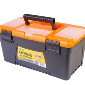 Скриня для інструментів  з пластиковими замками органайзери 15" 380х204х180 мм