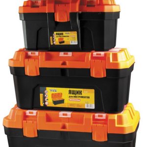 Скрині для інструментів  комплект 4 шт з пластиковими замками 12"/16"/20"/22.5" (79-6025/6026/6027/6028)